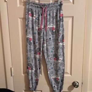 Disney Gray and Pink Jogger PJs